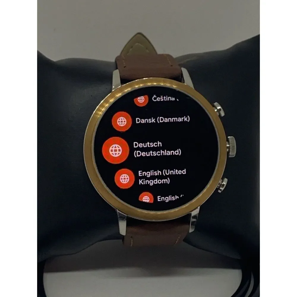 Fossil Gen 4 Authentic Digital Dial Smart Watch Custom Band FTW6016 QT485